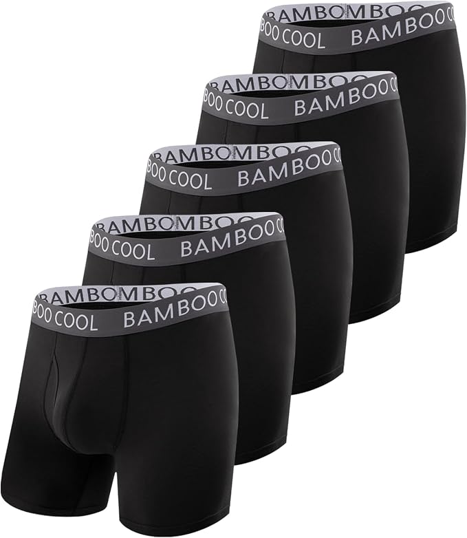 BAMBOO COOL Men's Ultra ComfortSoft Underwear, Moisture Wicking & Breathable No by BAMBOOCOOL