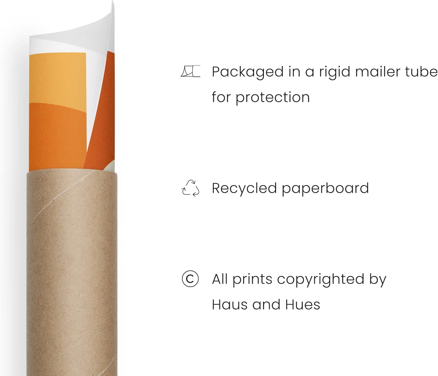 HAUS AND HUES Set of 6 Modern Aesthetic Mountain Wall Art - Abstract Minimalist Landscape Wall Art Posters (16x20 UNFRAMED)