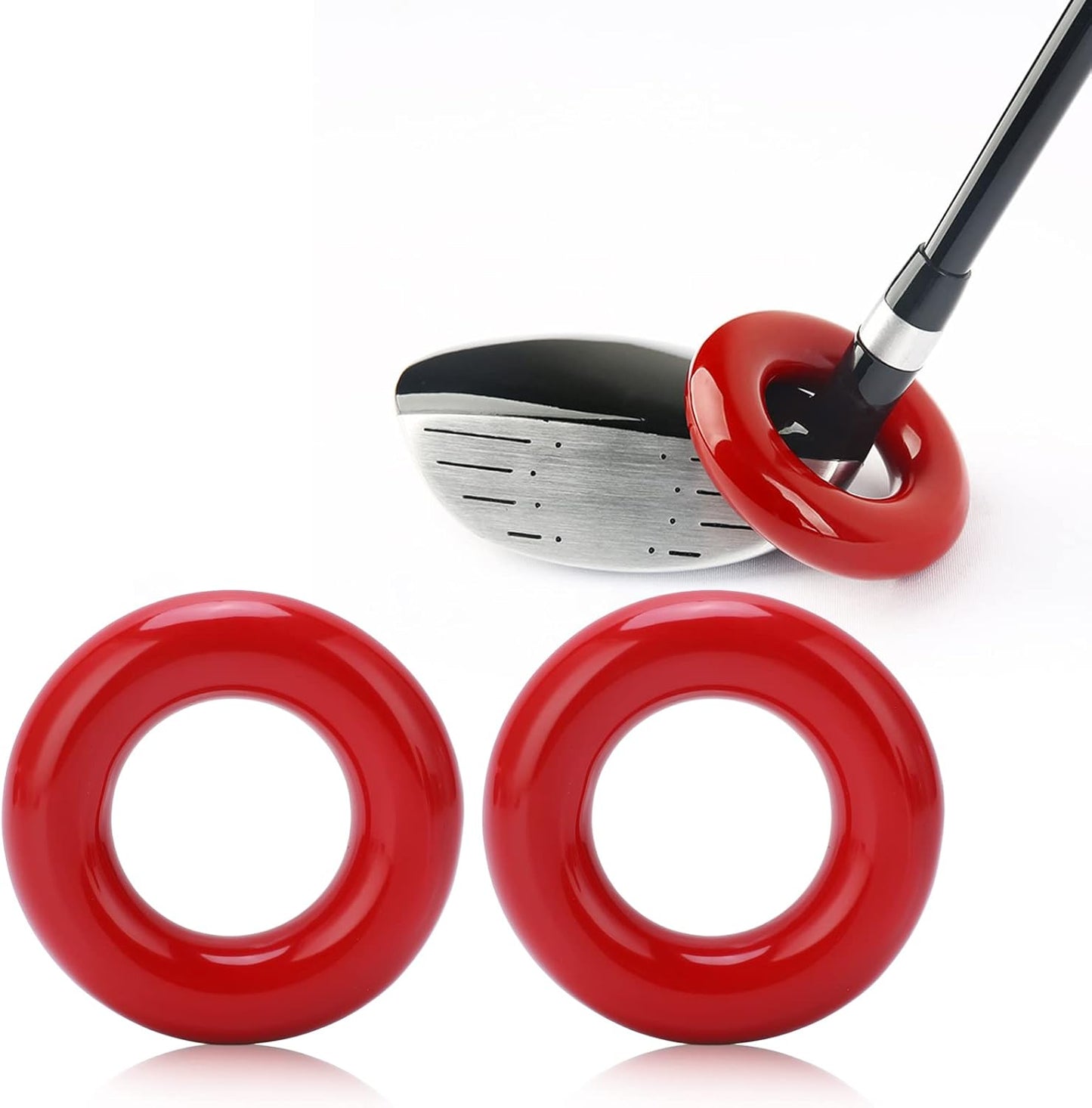 RBRSLALA Golf Swing Trainers Golf Weighted Swing Rings Golf Club Warm-up Weight Rings Practice Weight Rings Golf Swing Instructor Golf Club Weights