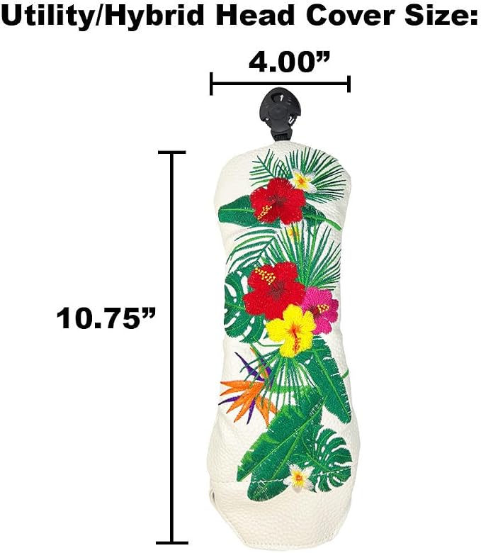 Giggle Golf Utility/Hybrid Head Cover, Colorful Club Covers - Image 4