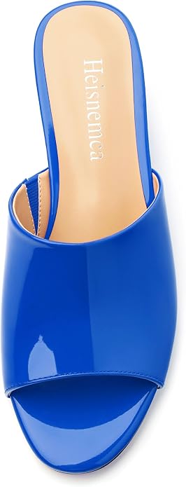 Wedge Sandals for Women Open Toe Wedge Heels Womens Matte High Heel Sandal - Image 3