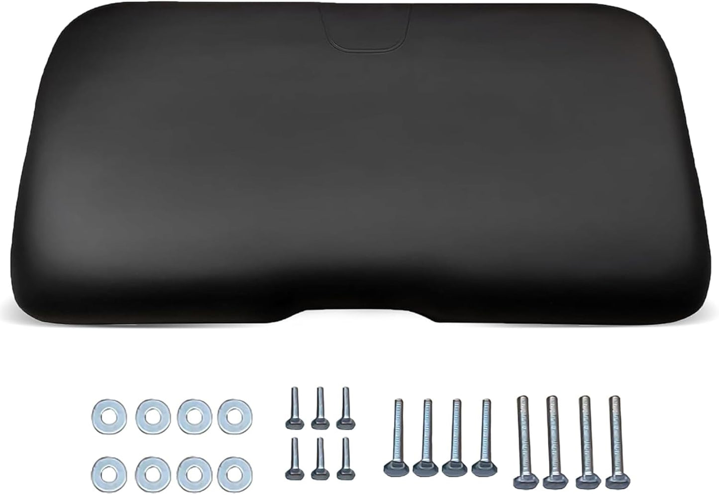 Huskey Parts Company Golf Cart Seat Cushion Black Color Front Bottom Seat for EZGO RXV 2008 and Up, Golf Cart Front Seat Replacement with Mounting Hardware