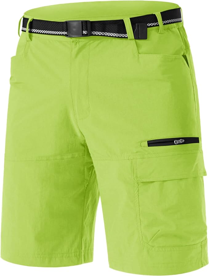 TACVASEN Men's Summer Outdoor Shorts Quick Dry Cargo Casual Work Hiking Shorts by TACVASEN