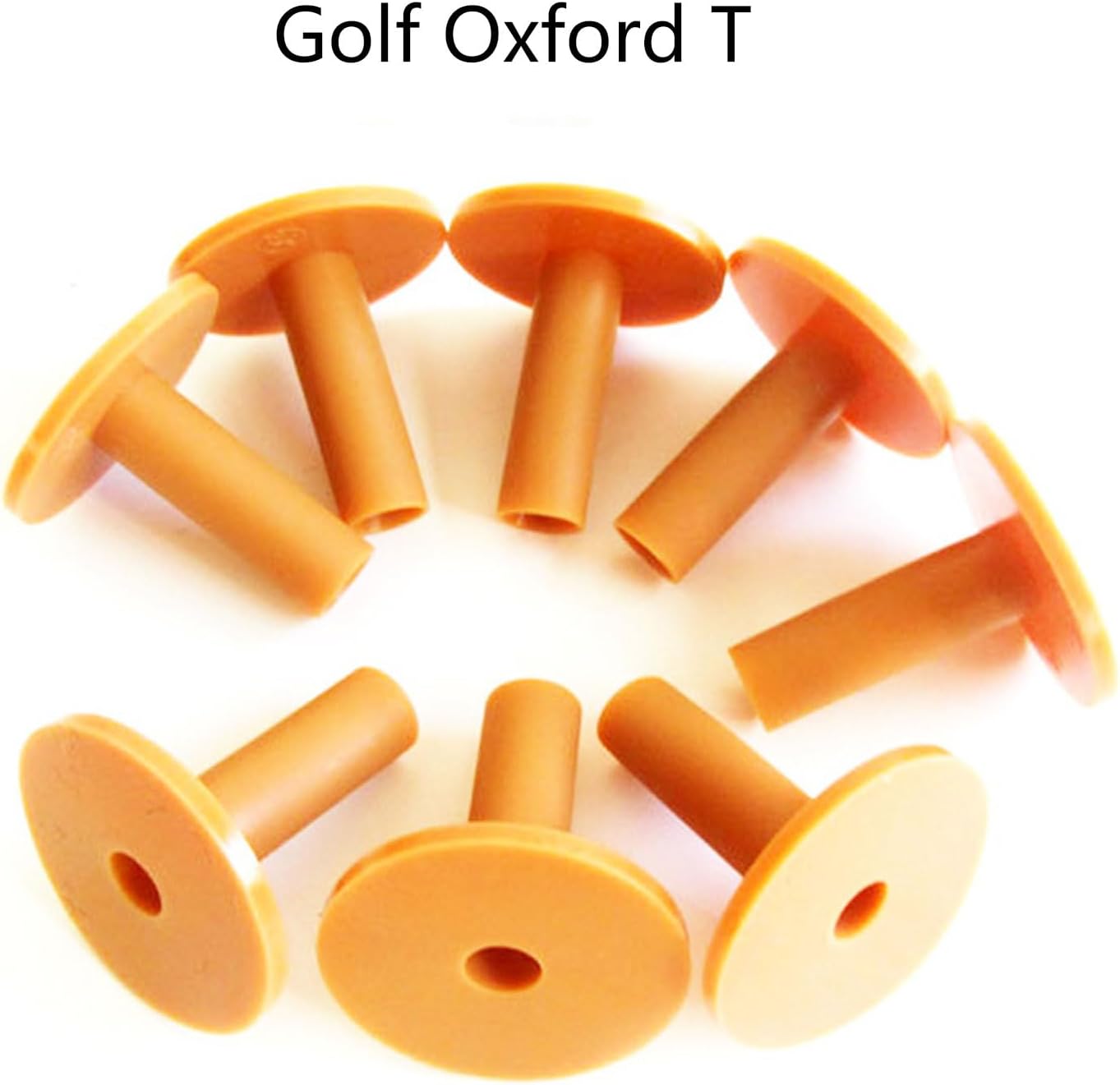 10Pcs Golfing Rubber Tees for Driving Ranges Practice Mat Easy to Carry Tees Holder for Beginner Professional Accessory