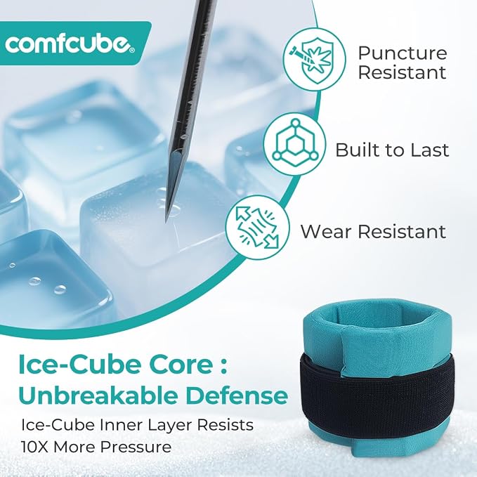 Ice Pack for Injuries, Reusable 2 Hours Long Lasting Flexible Cold Ice Pack - Image 6