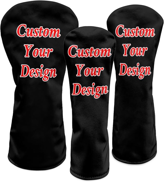 Golf Club Head Covers for Club Protective, Waterproof PU Leather Driver Fairway - Image 7