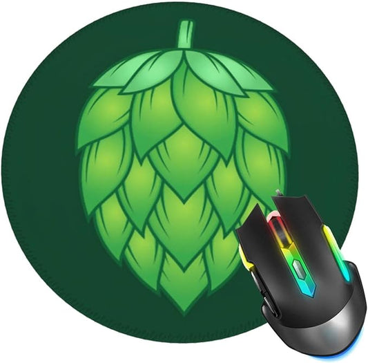 Beer Mouse Pad, Mouse Pads for Desk, Stitched Edge Mousepad by ZUIDSYI