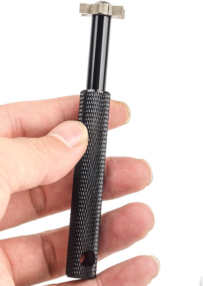 HIFROM Groove Sharpener with 6 Heads - Golf Club Groove Sharpener Re-Grooving Tool and Cleaner for All Irons Pitching Sand Lob Gap and Approach Wedges and Utility Clubs ¡­