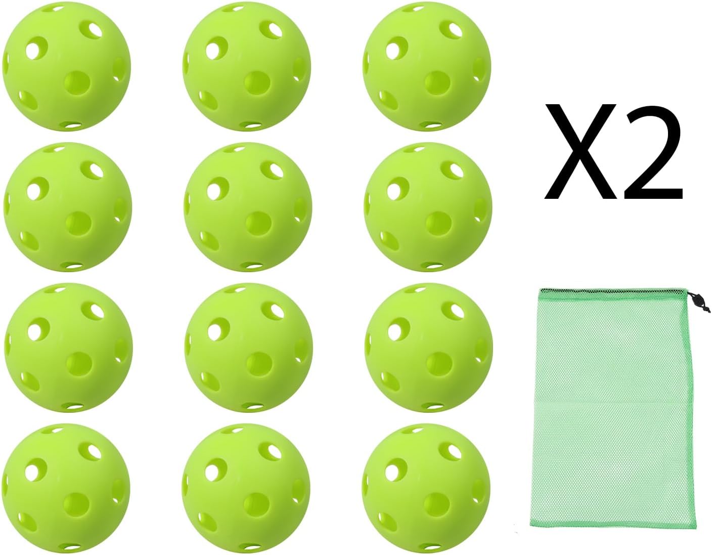 GSE Games & Sports Expert Practice Baseballs, Plastic Baseballs Training, Hollow Airflow Softballs for Pitching, Batting, Catching for All Skill Levels (Several Styles Available)