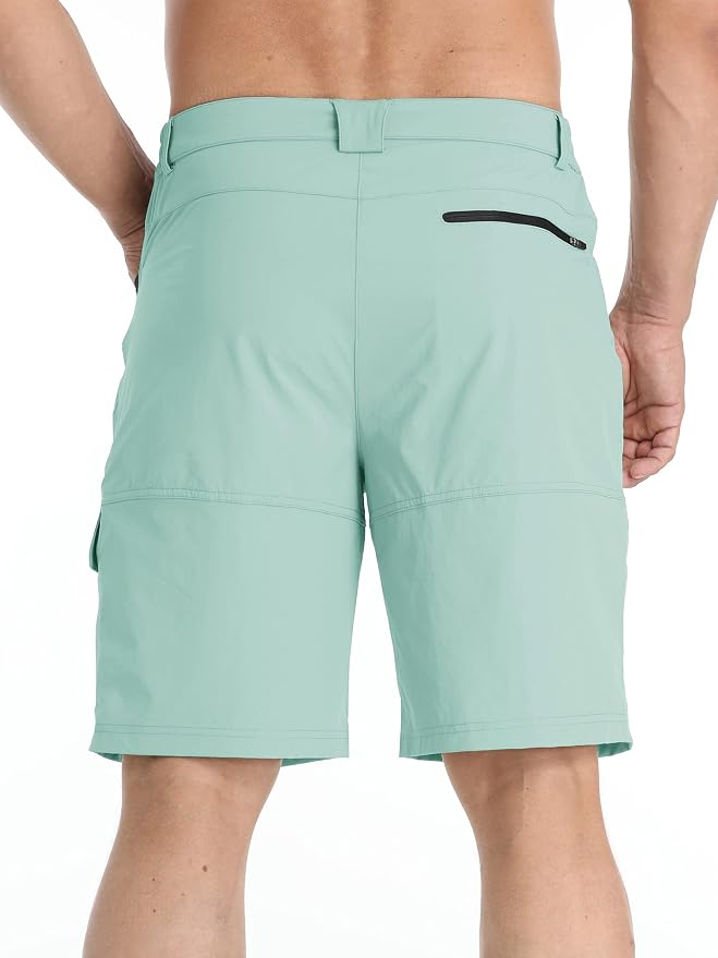 TACVASEN Men's Summer Outdoor Shorts Quick Dry Cargo Casual Work Hiking Shorts - Image 3