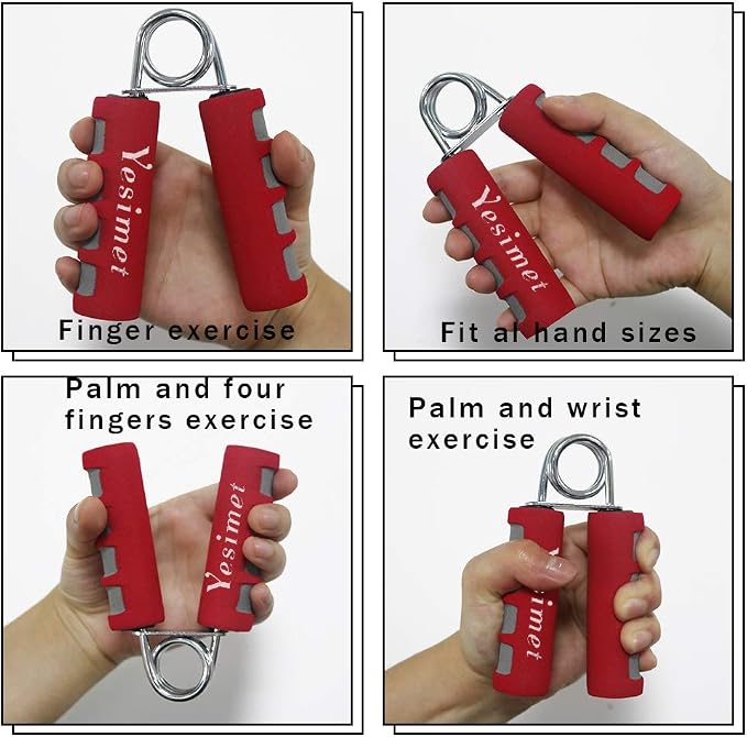 2 Pack Hand Grip Strengthener Set, Forearm Exerciser, Finger Gripper, Grip - Image 5
