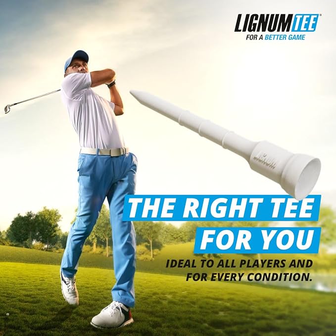 LIGNUM Unbreakable Microwood Golf Tees 50x More Durable/Adjustable Golf - Image 6