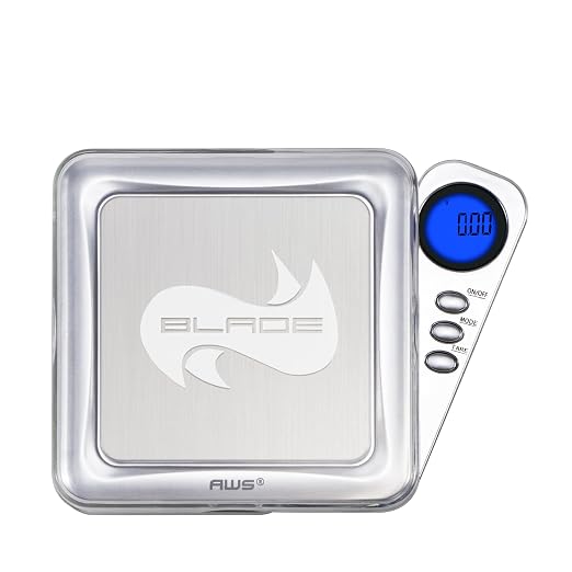 American Weigh Scales 200g x 0.01g Digital Pocket Gram Scale-Blade Series | by AmericanWeighScales