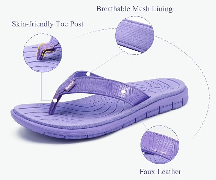 KuaiLu Comfortable Flip Flops for Women - Image 4