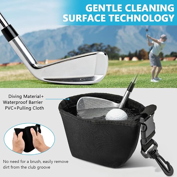 Golf Club and Golf Ball Cleaning Bag - Image 7