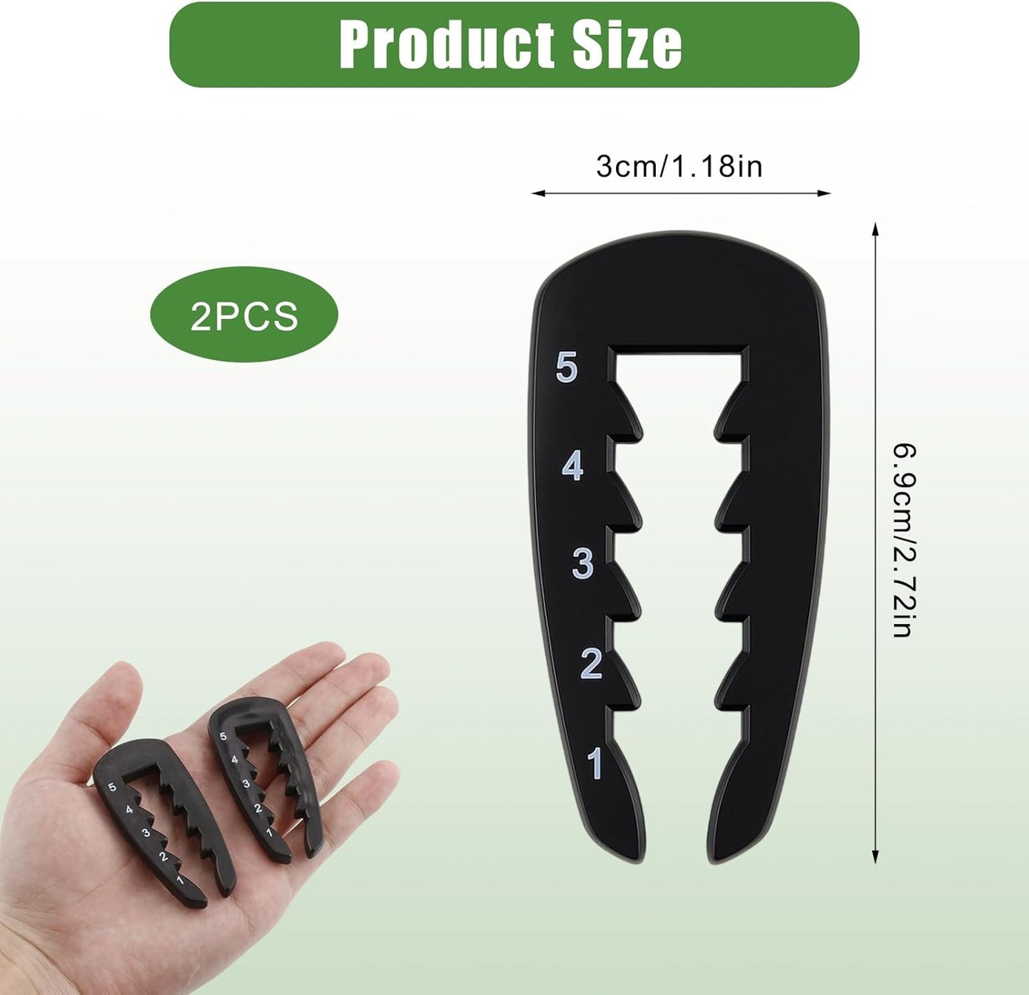 2 Pack Adjustable Golf Tee Height Tool, Outdoor Golf Training Aid Precision Tee Height Setter Elevator Tools for Consistent Swings