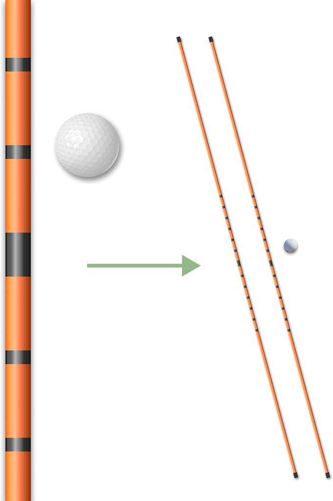 Elevate & Co. Golf Alignment Sticks – 36” Training Aid by Elevate+%26+Co.