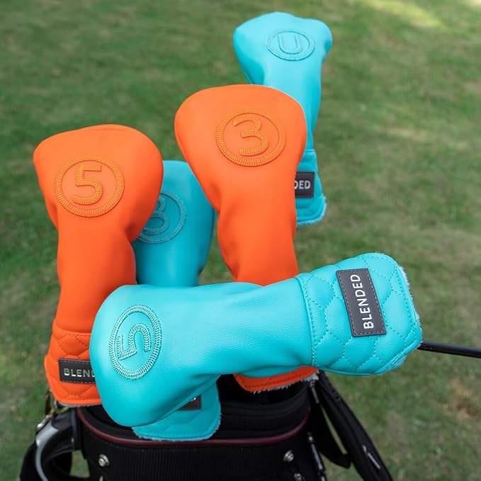 Golf Club Head Covers, Driver Covers Fariway Wood Covers Hybrid Head Covers 3 - Image 2