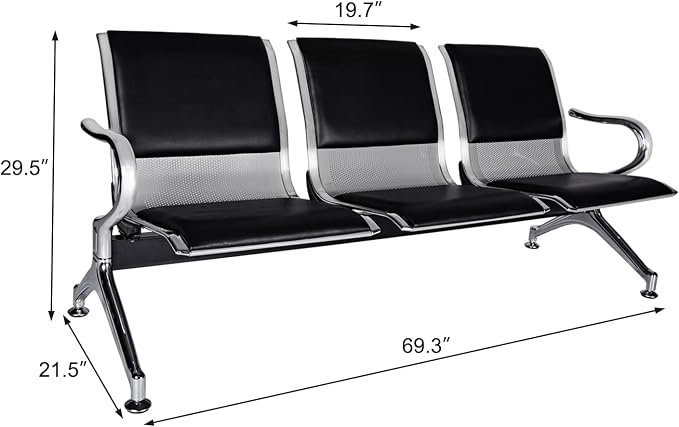 Kinfant Waiting Room Reception Chairs - Image 2