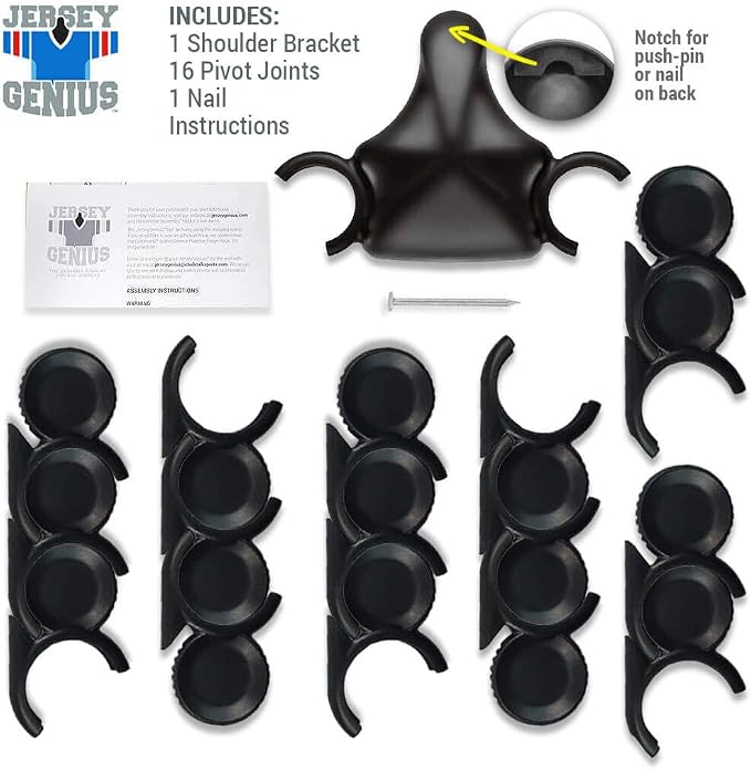 JerseyGenius Adjustable Jersey Display | Shapes to Fit Any Sports Jersey | - Image 3