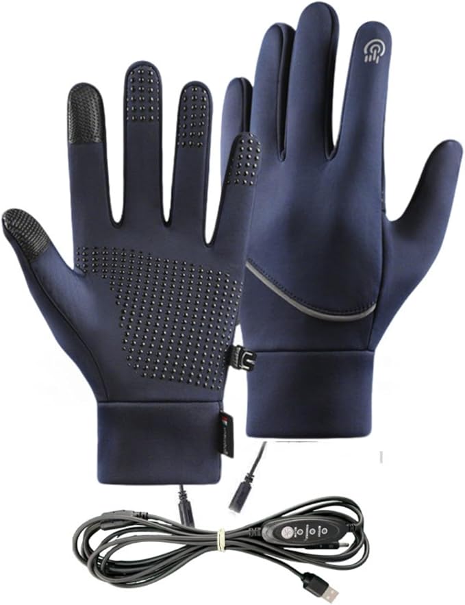 Heated Gloves for Men and Women, Winter Full Finger Hand Warmers Heated Gloves by Unknown
