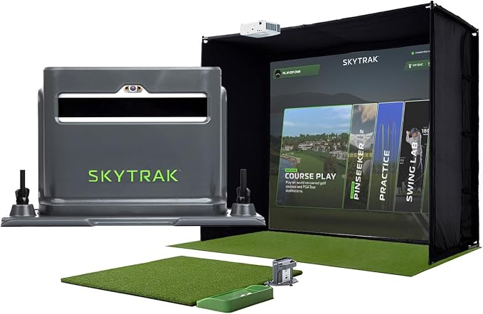 SkyTrak ST+ Golf Simulator – Ultimate Studio Package | Home Golf Simulator by SkyTrak