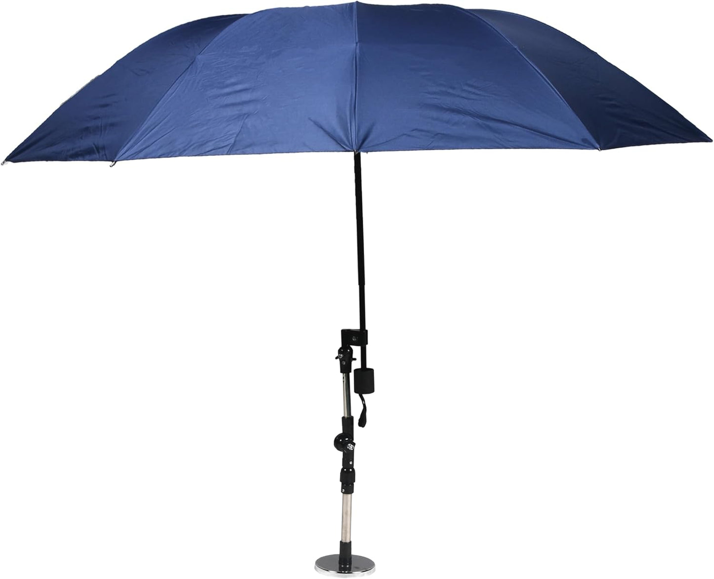 HVAC Umbrella With Magnetic Base Kit, with Adjustable Universal Clamp, Folding Umbrella Portable And Convenient, Stay Cool and Dry For Outdoor Repair Working(52" Width，Blue)