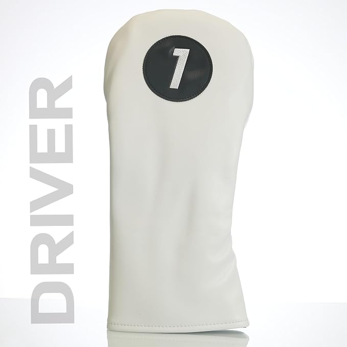 Single Headcover, Easy Slip-On Easy-Off Golf Club Head Cover, Fleece Lined - Image 2