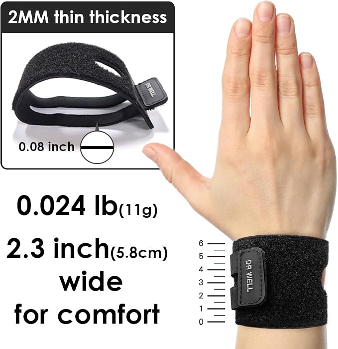 DR. WELL Closed-Loop Neoprene Wrist Wrap - Image 2