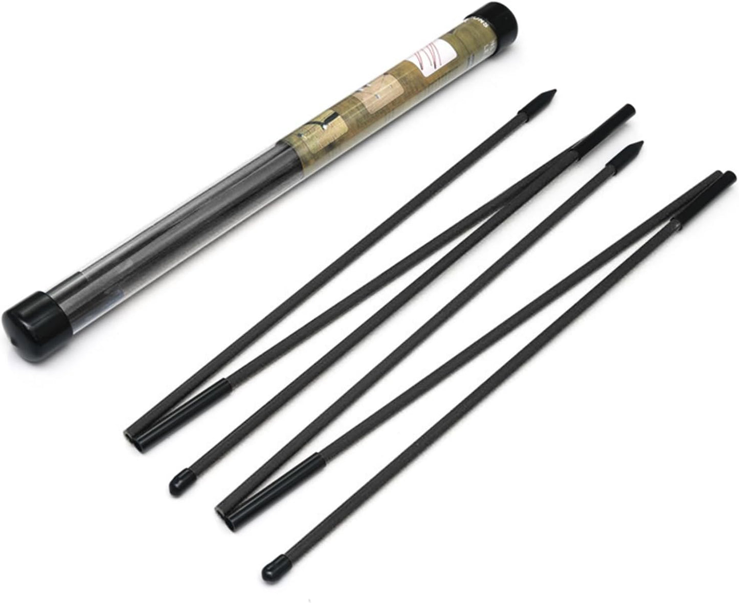 2 Pack Golf Alignment Sticks,Upgraded 48" Collapsible Golf Practice Rods for Aiming,Golf Swing Trainer,Golf Indicator Sticks,Posture Corrector with Clear Tube Case