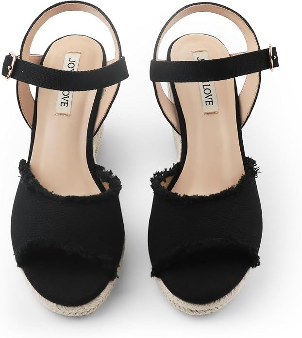 JOY IN LOVE Platform Wedge Sandals - Image 2