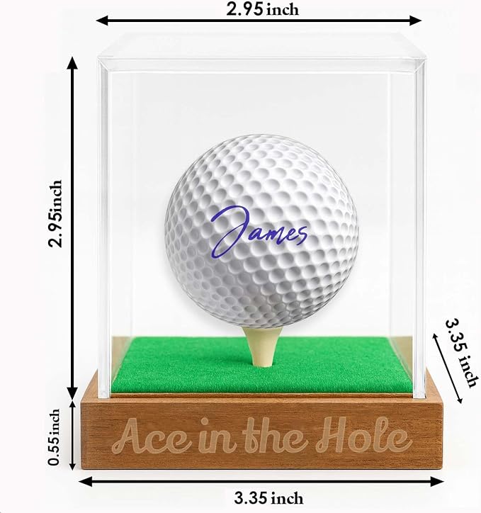 Personalized Golf Ball Display Case - Image 3