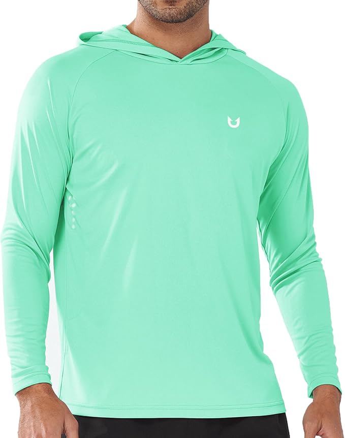 NORTHYARD Men's UPF 50+ Hoodie Shirts Long Sleeve Sun Protection Fishing Swim by NORTHYARD