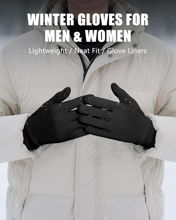 Aegend Lightweight Winter Gloves - Image 5