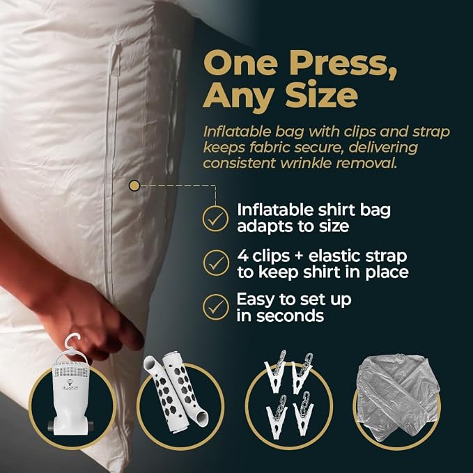 VOYAGE – Portable Travel Shirt Press & Wrinkle Remover - Image 6