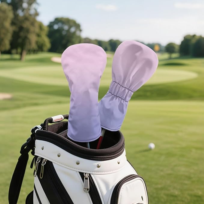 Golf Club Head Covers for Club Protective, Waterproof PU Leather Driver Fairway - Image 5