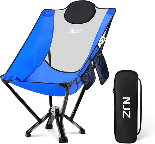 High-Back Folding Chair for Indoor & Outdoor Use — Comfortable Support by NJZ