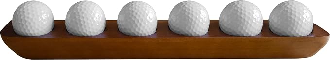 1-Pack Wood Golf Ball Display Case, Floating Shelf Golf Ball Holder Display - Image 5