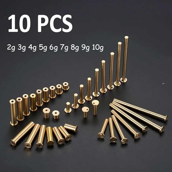 10pcs Brass Golf Tip Plug Weight - Image 3