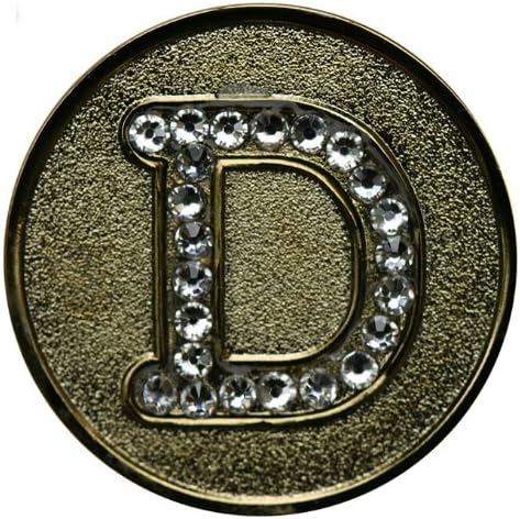 Monogram Initial Golf Ball Marker by Unknown