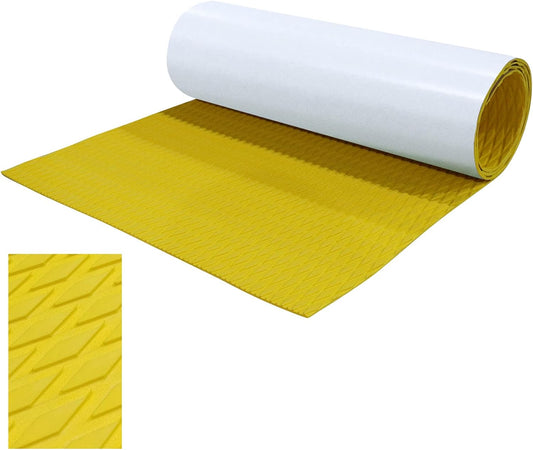 HZshark EVA Foam Boat Decking Sheet Universal DIY Surfboard Traction Pad Non-Slip Grip Mat Trimmable Sheet for Kayak RV Yacht Pool Skateboard Skimboard Step Green Yellow Orange Blue Dark Grey Black