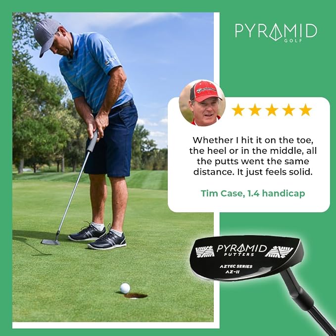 Pyramid Golf Putter for Improved Accuracy & Consistency – Gear Effect Grooves - Image 6