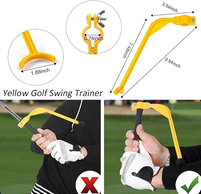 Amy Sport Golf Swing Training Aid Wrist Hinge Adjustable Arm Band - Image 6