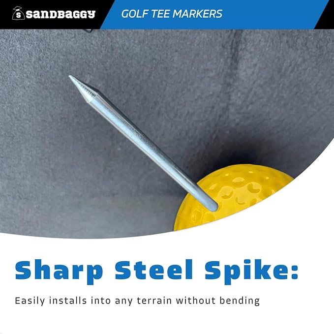 Sandbaggy Plastic Tee Markers for Golf Course - Image 7