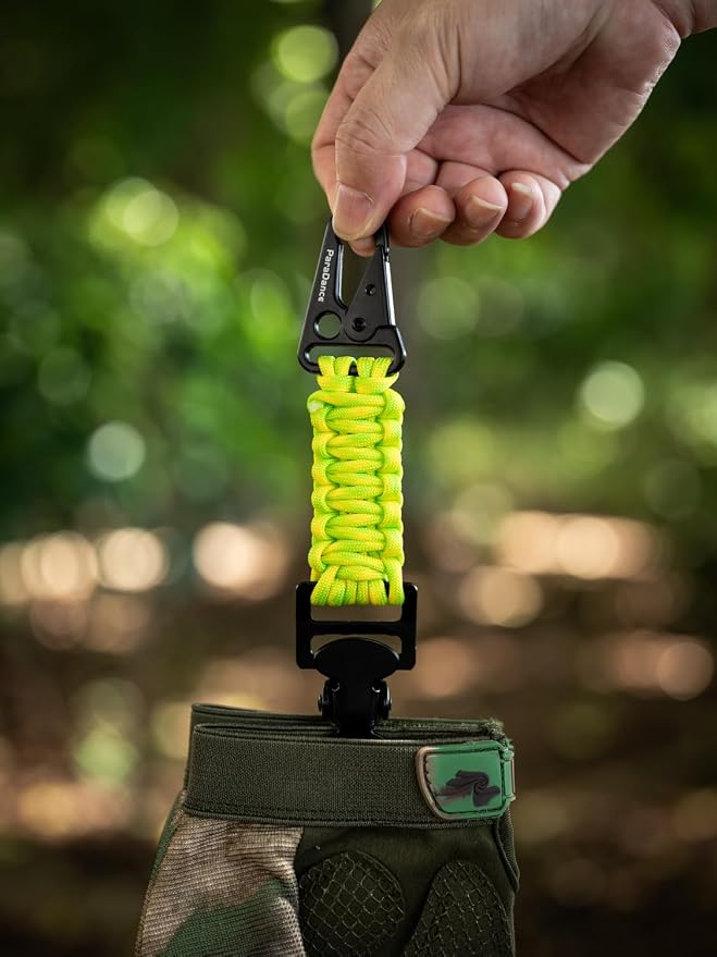 Tactical Glove Clips Work Glove Holders Strap w/Metal Alligator - Image 2