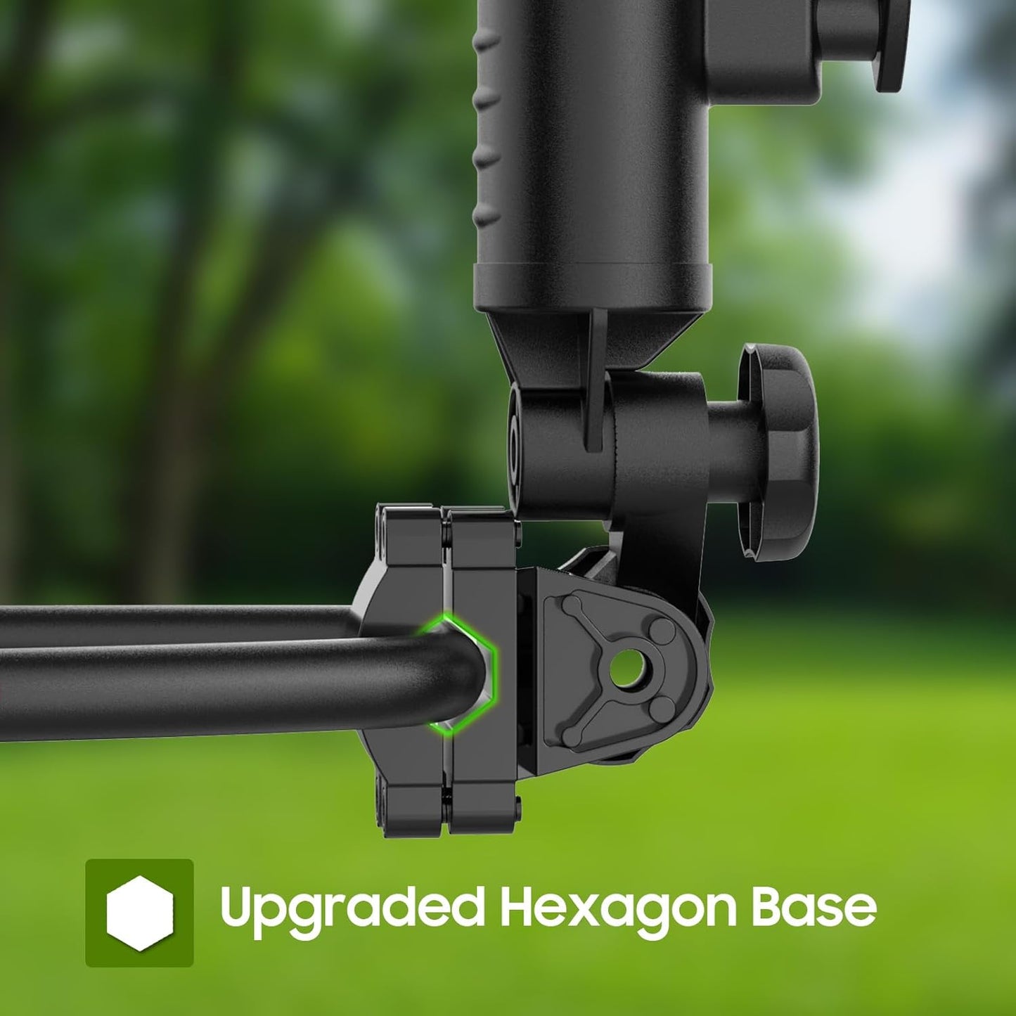 10L0L Golf Cart Flag Holder, Flag Pole Kit for Yamaha Club Car DS/Precedent and EZGO TXT/RXV Golf Cart, Embroidered USA Flag (12"×18") Included