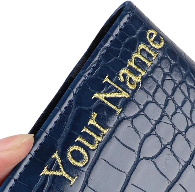 Craftsman Golf Crocodile Pattern Golf Scorecard Holder and Yardage Book Cover - Image 4