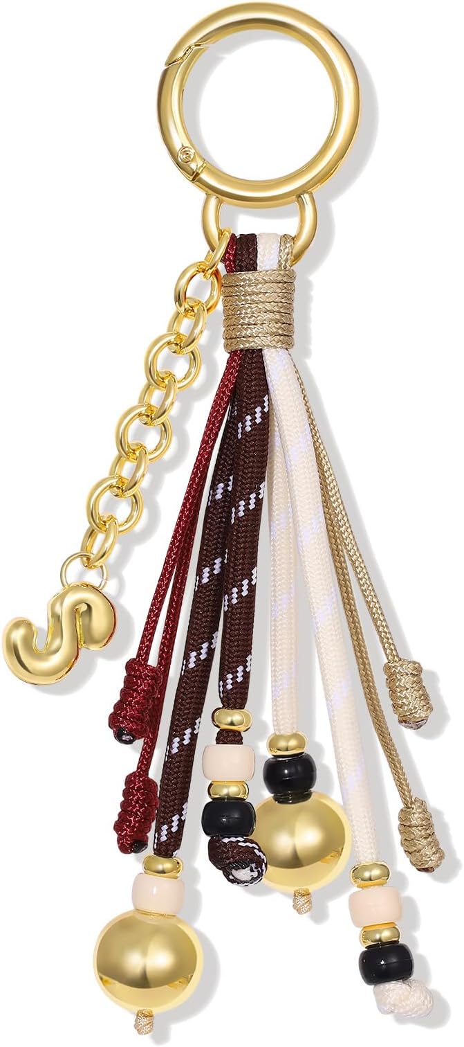 KissYan Christmas Initial Bag Charm by KissYanJewelry