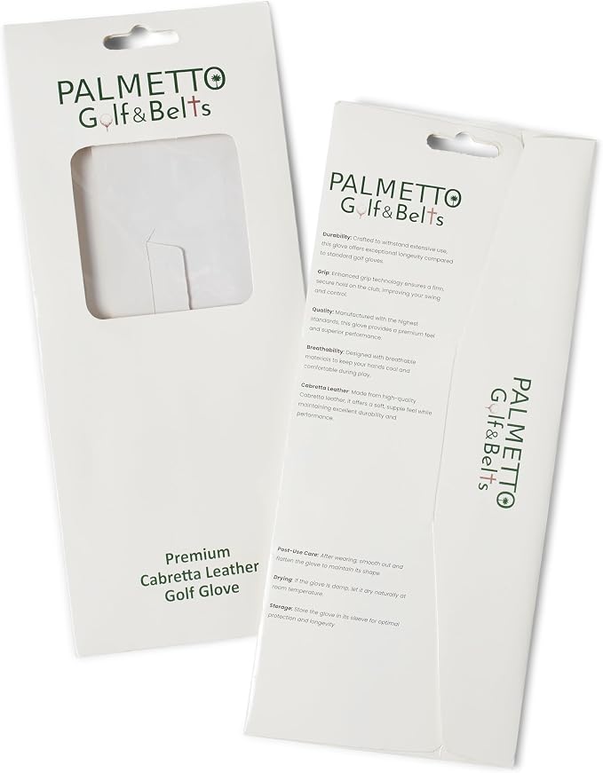 Palmetto Golf & Belts, AAA Cabretta Leather Golf Glove - Image 4
