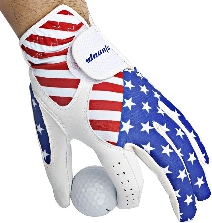 wosofe Golf Gloves Men's Left Hand Cabretta Leather - Image 6